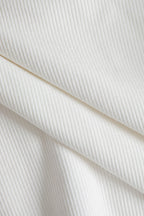 Chelsi | Women's Ribbed Long Sleeve Polo Shirt with V-Neck