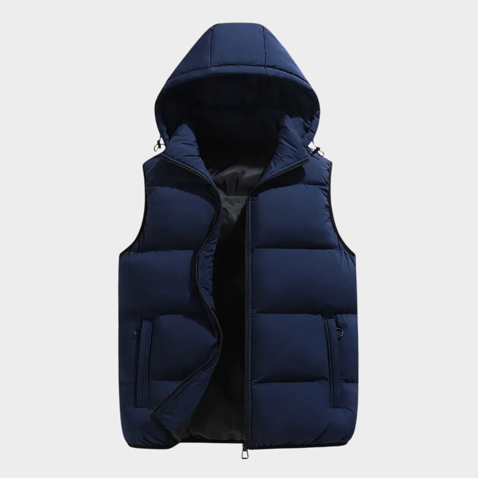 Montgomery | Men's Detachable Hood Quilted Puffer Vest