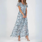 Avigail | Women's Floral Chiffon Maxi Dress