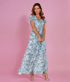 Avigail | Women's Floral Chiffon Maxi Dress