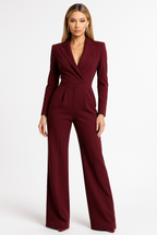 Harper | Elegant Women's Blazer-Style Jumpsuit