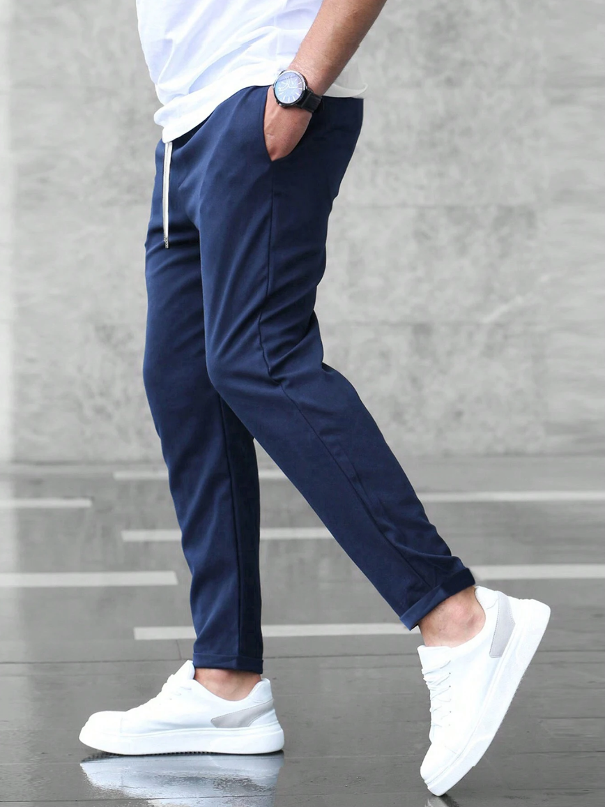 Ellis | Men's Slim Fit Drawstring Trousers