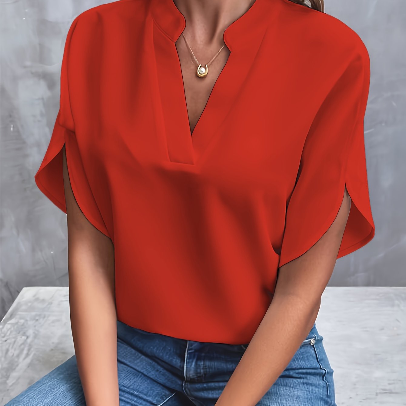 Harper V-Neck | Women's Elegant Blouse