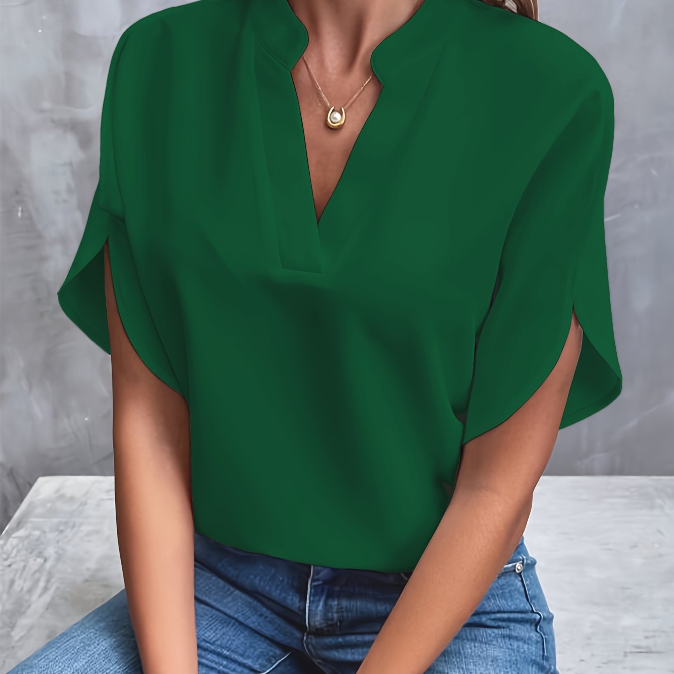 Harper V-Neck | Women's Elegant Blouse