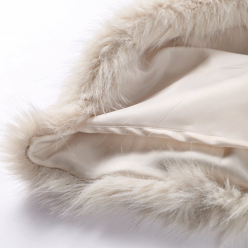 Blake Glamorous Faux Fur Cropped Jacket for Women