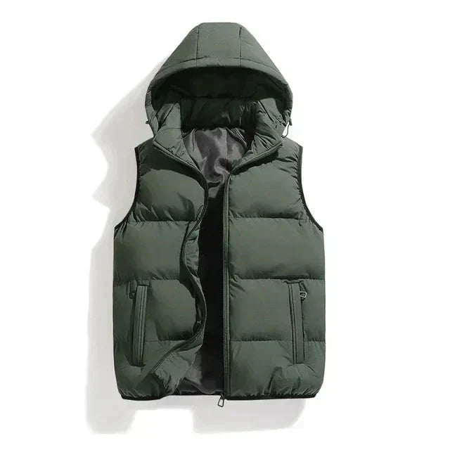 Hawthorne | Men's Detachable Hood Puffer Vest