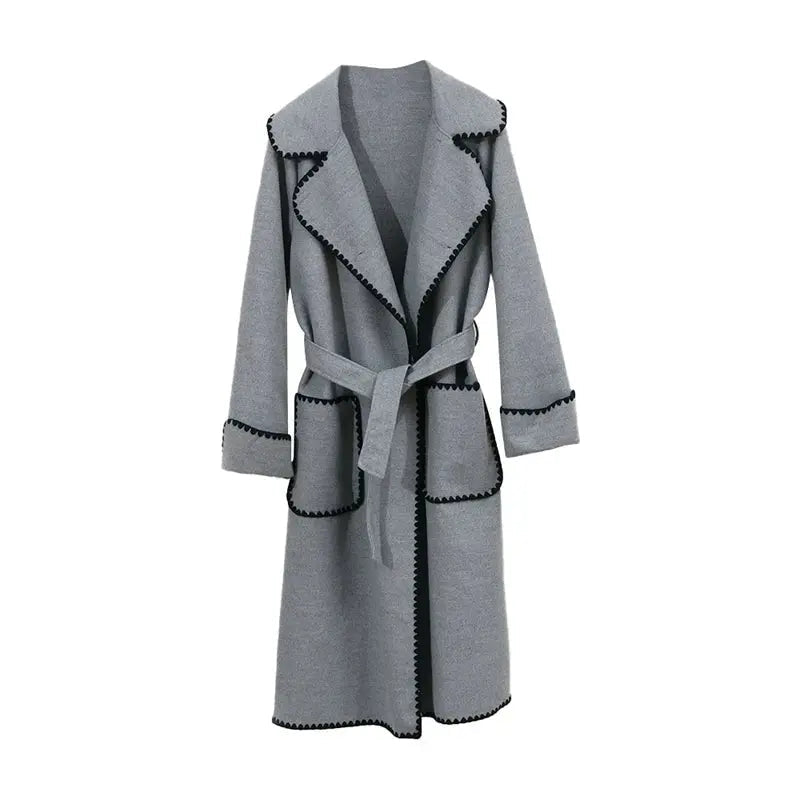 Debra | Elegant Women's Wool Blend Trench Coat