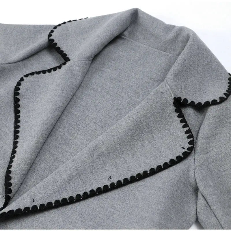 Debra | Elegant Women's Wool Blend Trench Coat