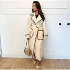 Debra | Elegant Women's Wool Blend Trench Coat
