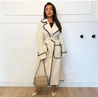 Debra | Elegant Women's Wool Blend Trench Coat