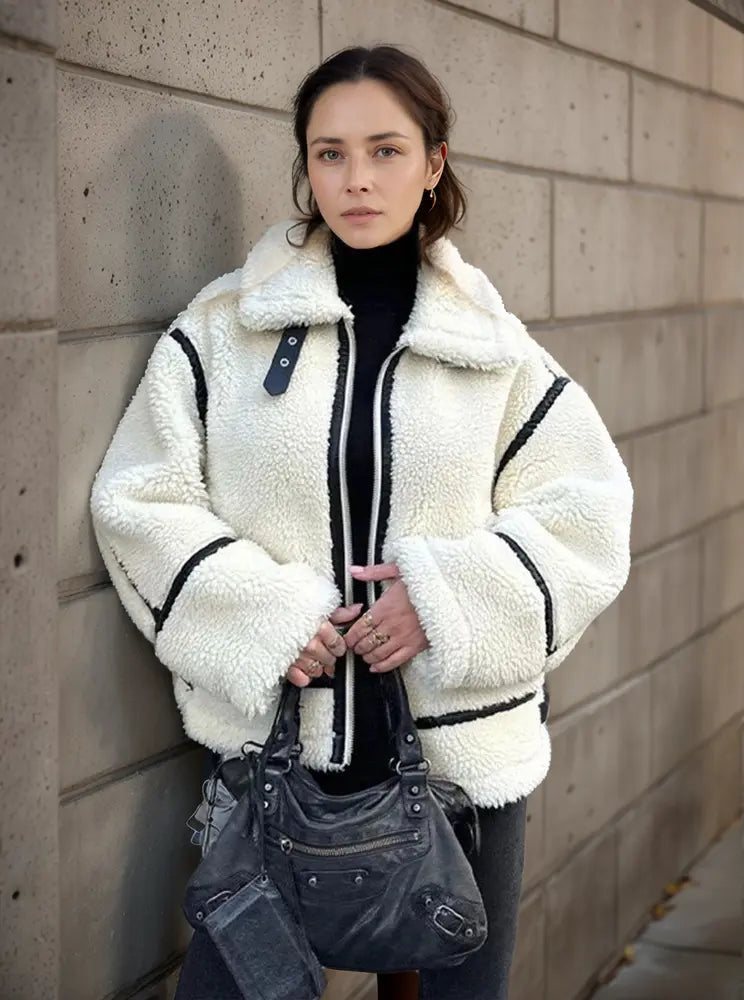 Mica Plush Fleece Jacket | Stylish Women's Outerwear