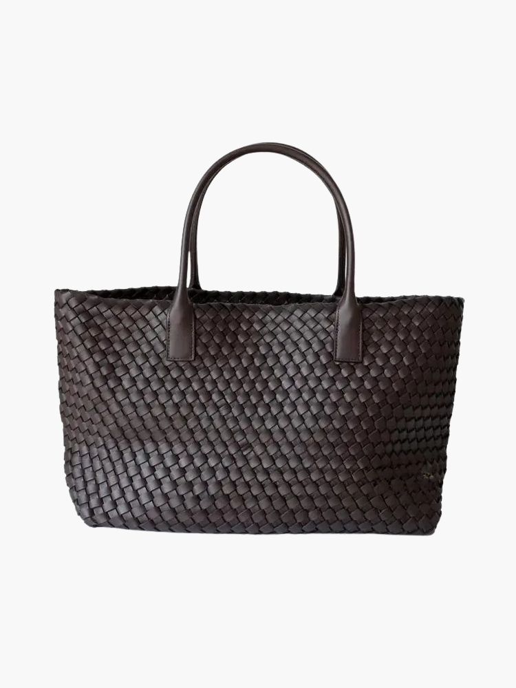 Ayah Woven Leather Tote Bag | Elegant & Versatile for Women