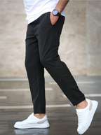Ellis | Men's Slim Fit Drawstring Trousers