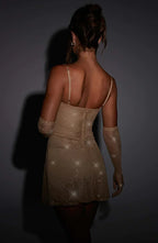 Audrina | Women's Glamorous Glitter Dress