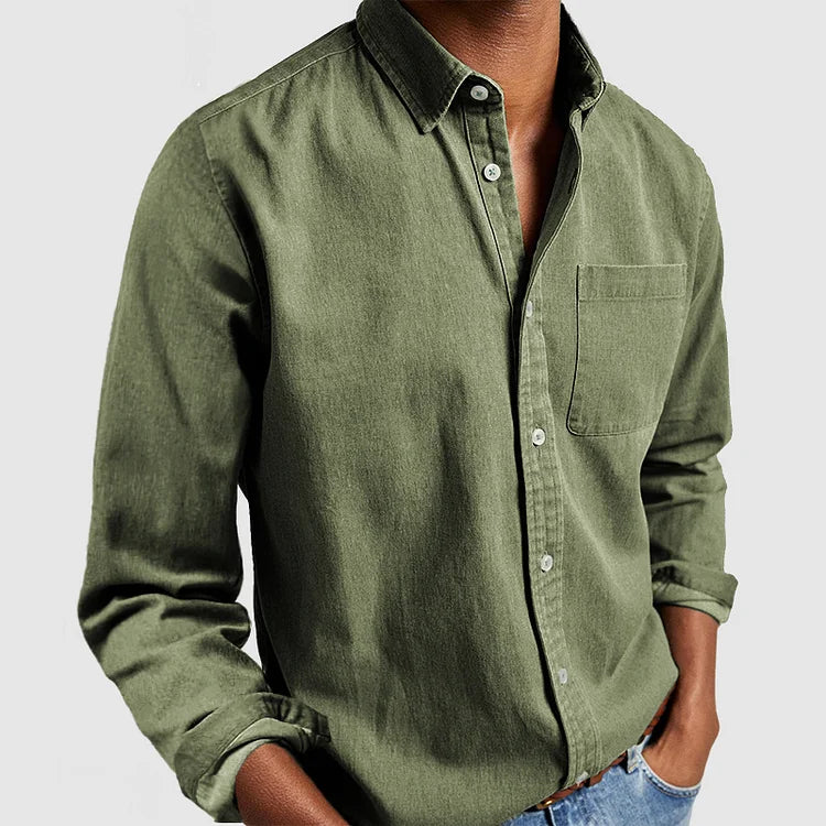 Kipton Washed Cotton | Men's Shirt