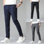Einar Slim-Fit Straight-Leg Trousers for Men