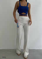 Valarie | Women's Bohemian Knit Flare Pants