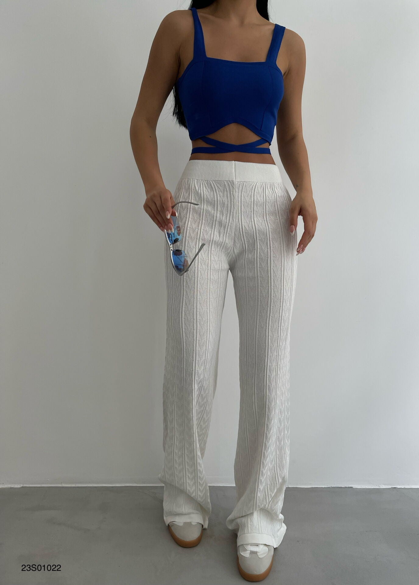 Valarie | Women's Bohemian Knit Flare Pants