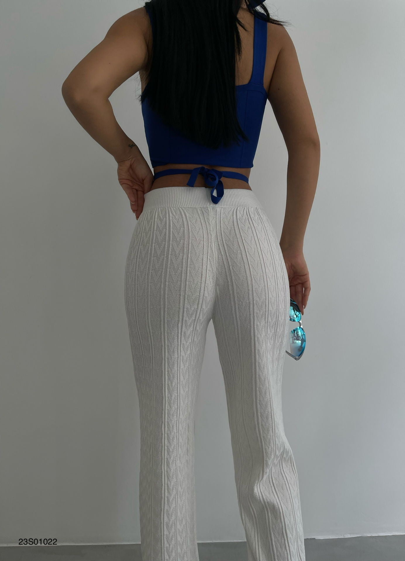 Valarie | Women's Bohemian Knit Flare Pants