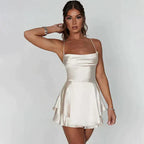 Jocelynn | Elegant Women's Satin Slip Dress