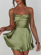 Jocelynn | Elegant Women's Satin Slip Dress
