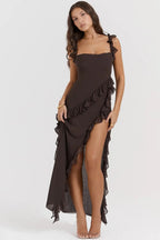 Irina | Elegant Women's Ruffled Maxi Dress