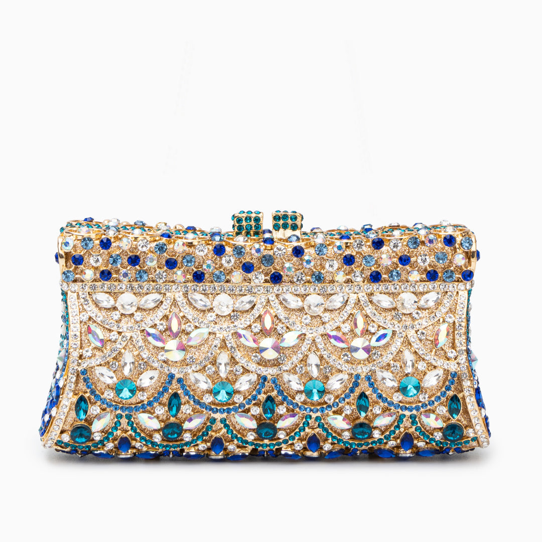 Krishna | Opulent Women's Crystal Clutch Bag for Evening