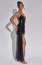 Cordie | Women's Glamorous Sequin Maxi Dress