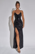 Cordie | Women's Glamorous Sequin Maxi Dress