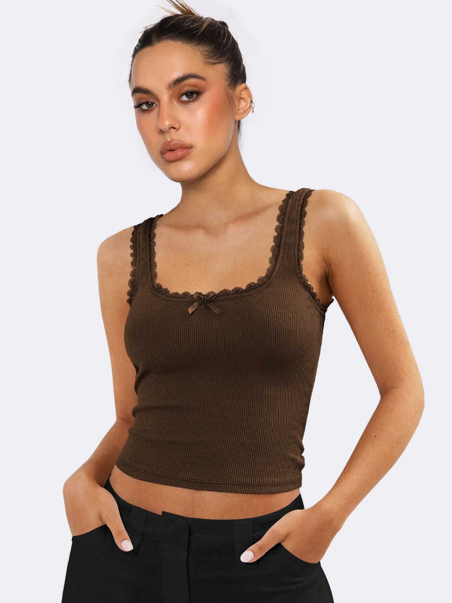 Glendora | Chic Ribbed Knit Tank Top for Women