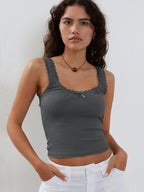 Glendora | Chic Ribbed Knit Tank Top for Women