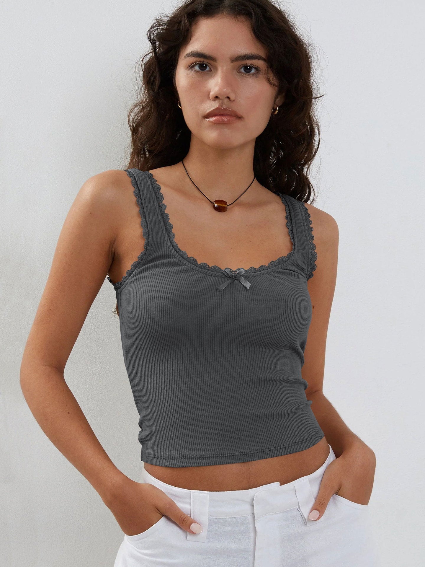 Glendora | Chic Ribbed Knit Tank Top for Women