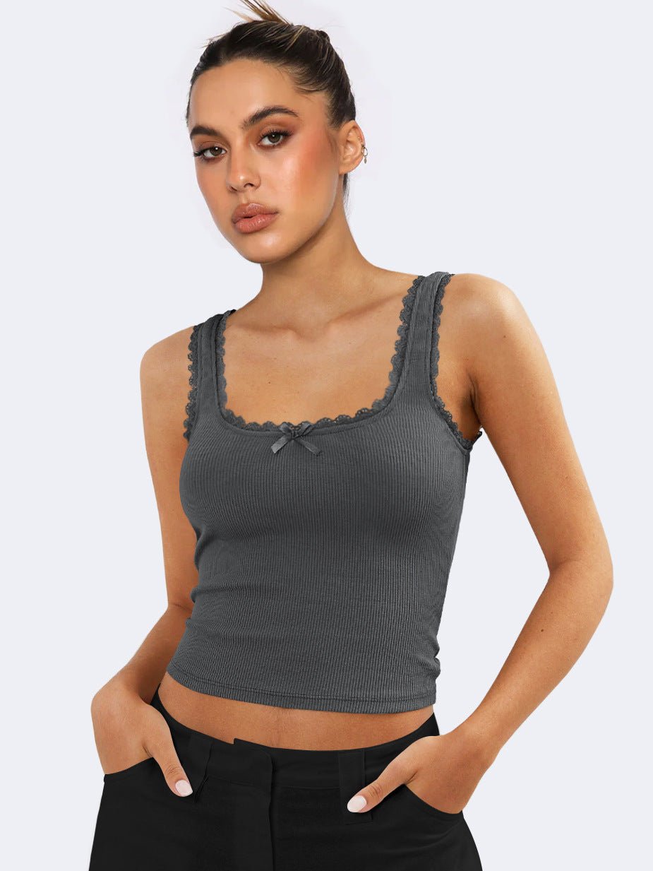 Glendora | Chic Ribbed Knit Tank Top for Women