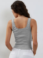 Glendora | Chic Ribbed Knit Tank Top for Women