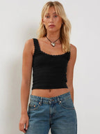 Glendora | Chic Ribbed Knit Tank Top for Women