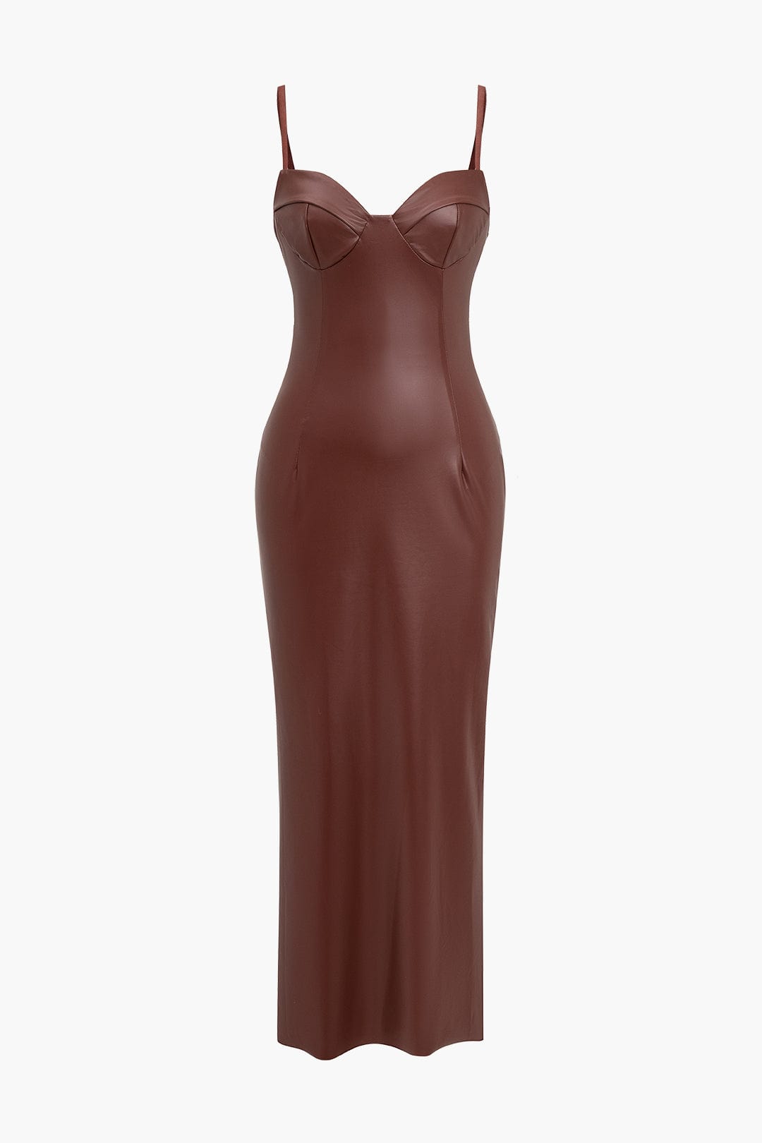 Liane | Women's Faux Leather Maxi Dress