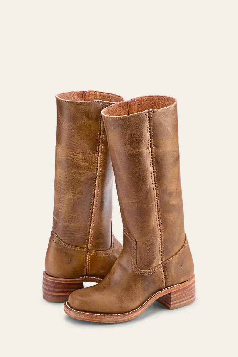 Hailey | Women's Distressed Leather Pull-On Boots