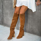 Emmaleigh | Women's Bohemian Western Block Heel Boots