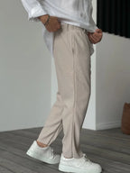 Cohen | Men's Relaxed Fit Pleated Trousers
