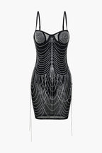 Shavonne | Women's Glamorous Embellished Mini Dress