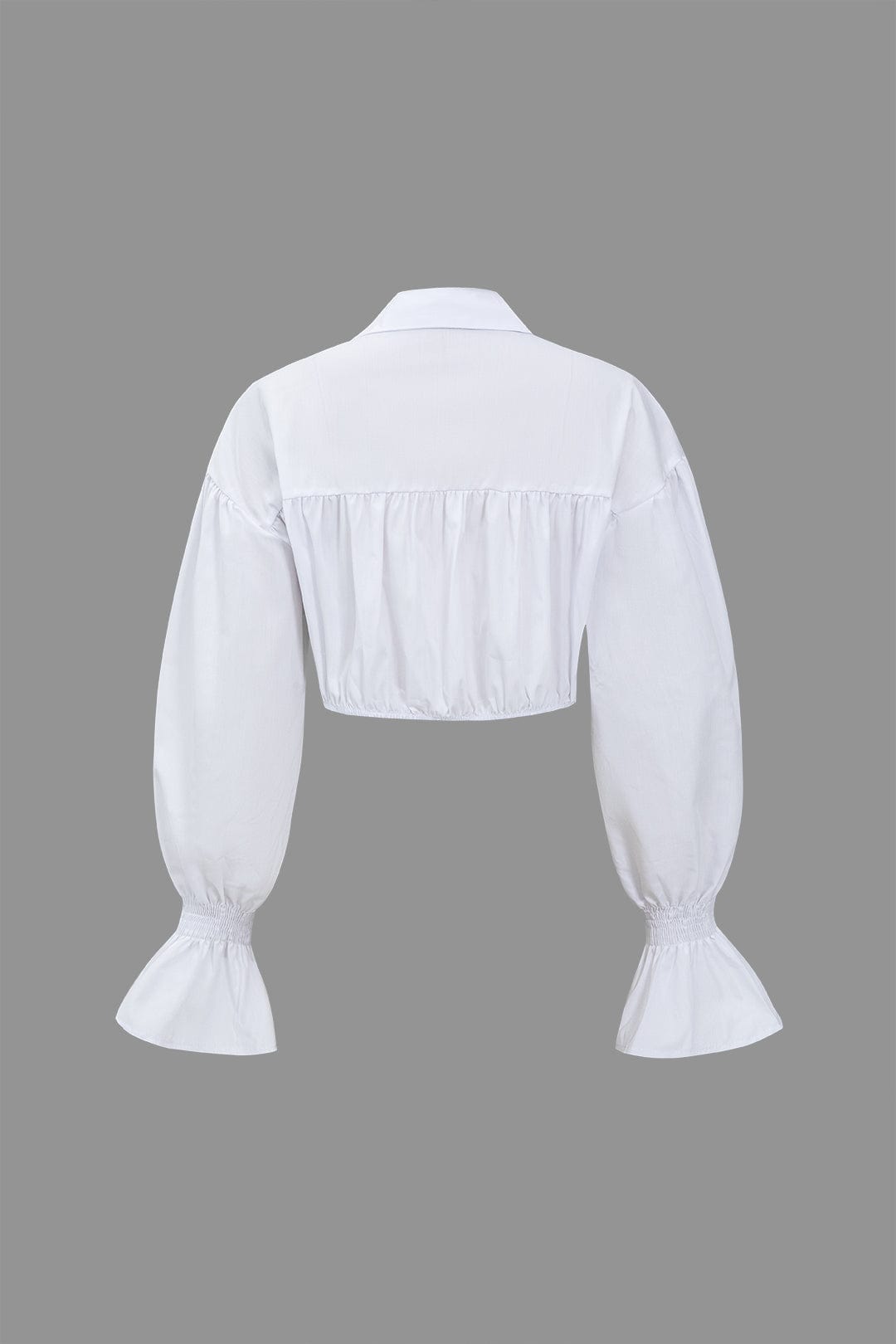 Jaina | Women's Cropped Denim Corset Shirt