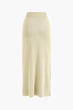 Haydee Knit Set | Chic Women's Blazer & Maxi Skirt