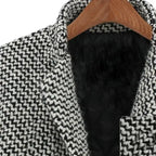 Sabine Houndstooth Overcoat | Elegant Outerwear for Adults