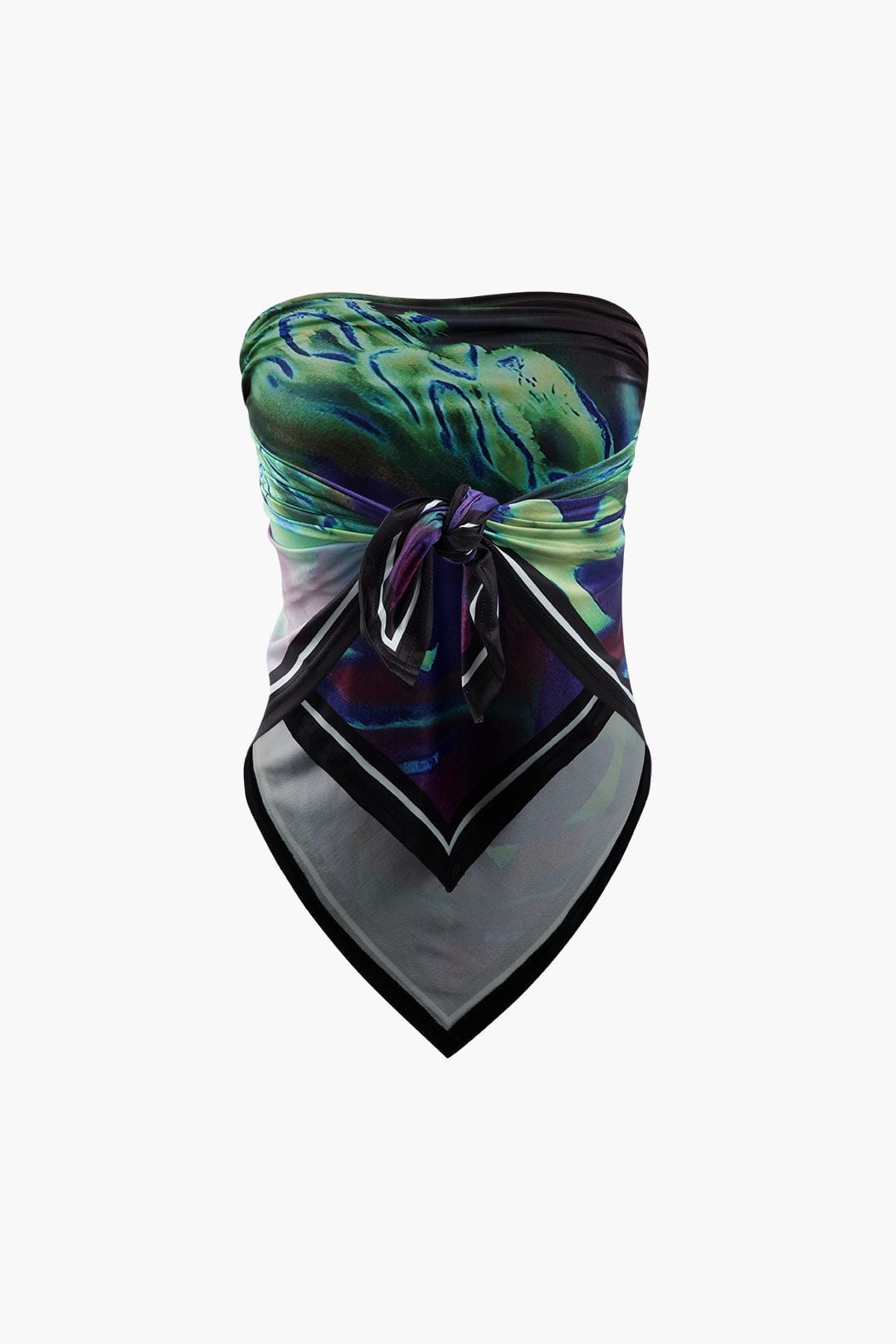 Zena | Fashion-Forward Abstract Print Two-Piece Set