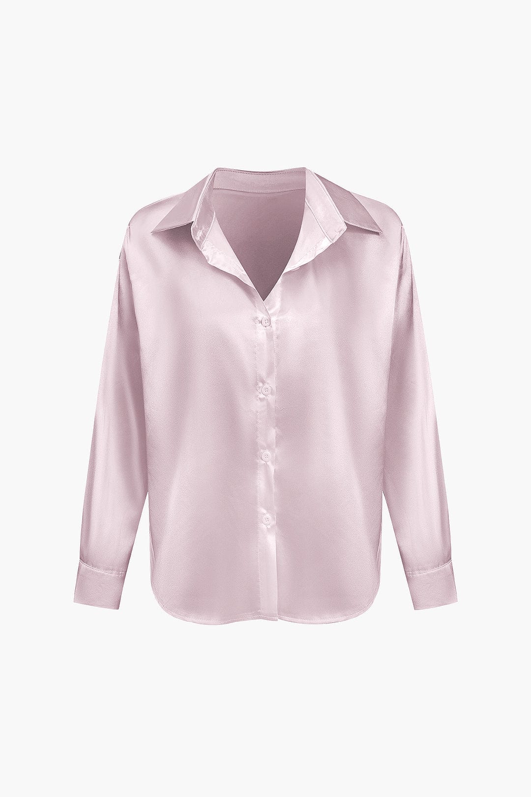 Alix | Women's Elegant Satin Cropped Tie-Front Shirt