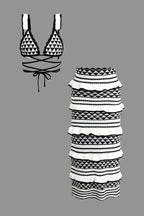 Maira | Young Women's Bohemian Knit Two-Piece Set