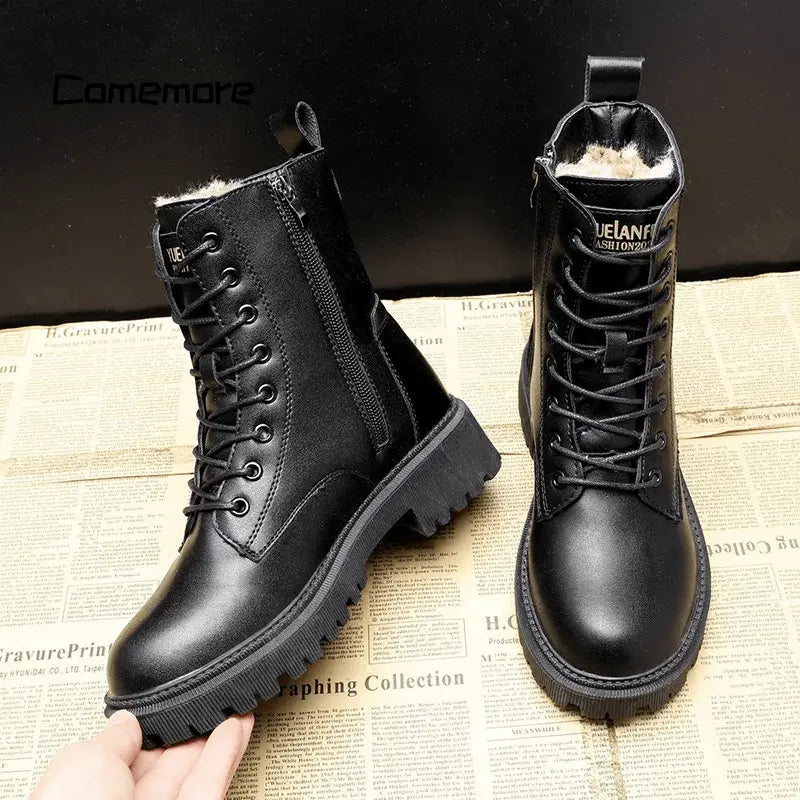 Laci Edgy Combat Boots | Stylish & Durable for Women