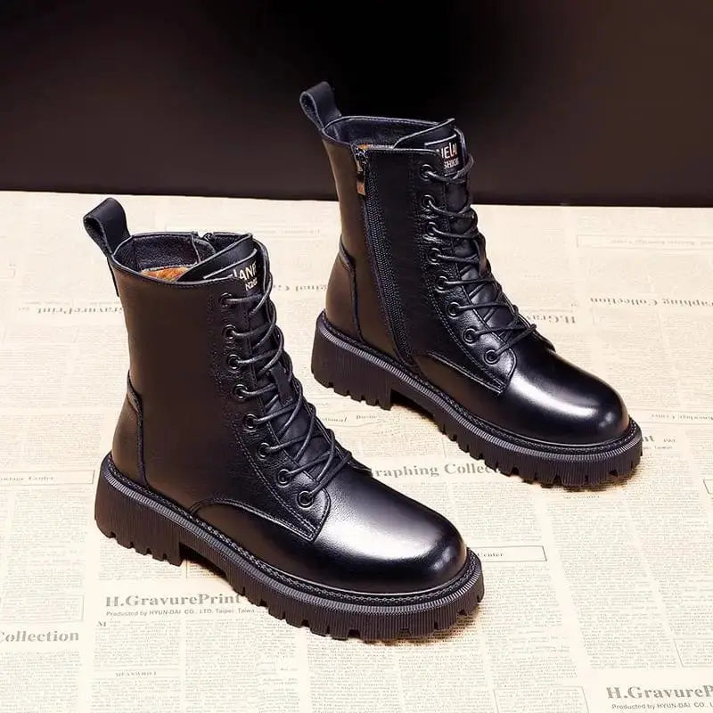 Laci Edgy Combat Boots | Stylish & Durable for Women
