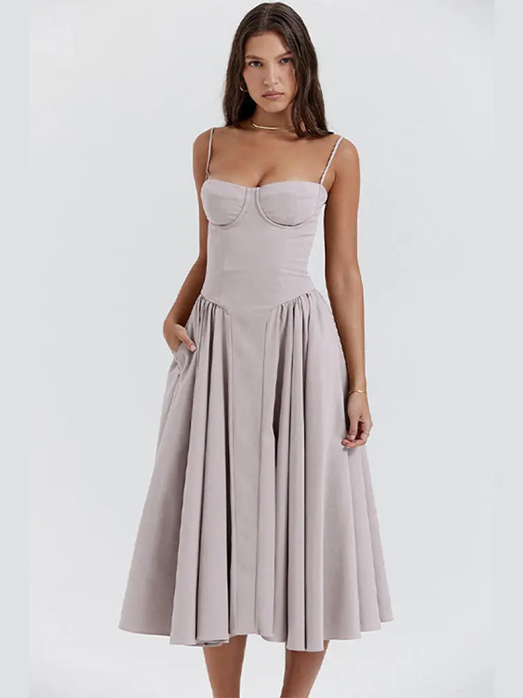Amalia | Elegant Women Midi Dress