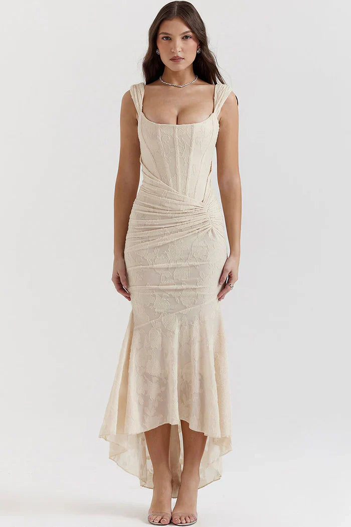 Ashli Off-Shoulder Lace Evening Dress for Women